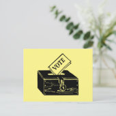 Symbool: stembus briefkaart (Staand voorkant)