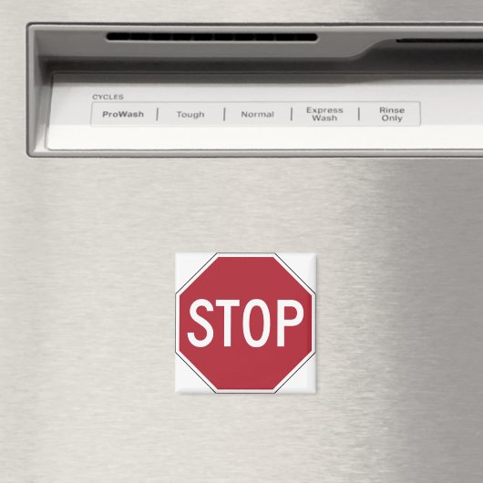 Symbool stoppen magneet (Insitu (Vaatwasser))