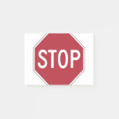 Symbool stoppen post-it® notes (Voorkant)