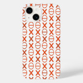 Symbool Strings Rood op elke kleur Case-Mate iPhone Case (Achterkant)
