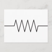 Symbool tegen weerstand briefkaart (Voorkant)