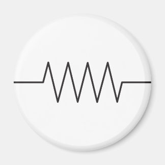Symbool tegen weerstand magneet