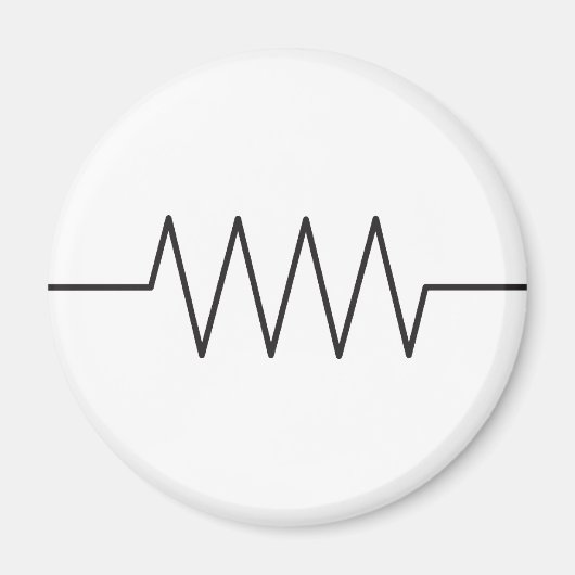 Symbool tegen weerstand magneet (Voorkant)