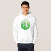 Symbool theatermasker hoodie (Voorkant volledig)
