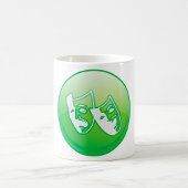 Symbool theatermasker koffiemok