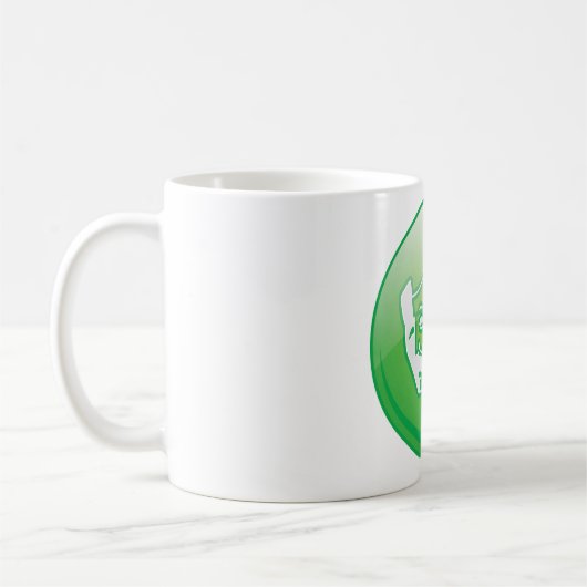 Symbool theatermasker koffiemok (Links)