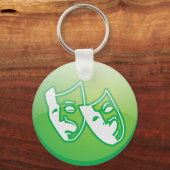 Symbool theatermasker sleutelhanger (Voorkant)
