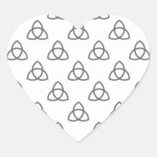 Symbool Triquetra Vesica Hart Sticker