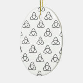 Symbool Triquetra Vesica Keramisch Ornament (Links)