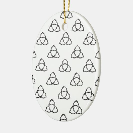 Symbool Triquetra Vesica Keramisch Ornament (Links)