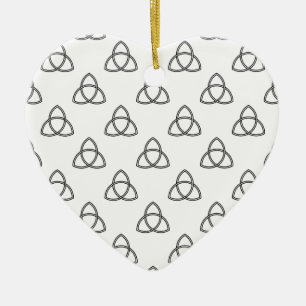 Symbool Triquetra Vesica Keramisch Ornament