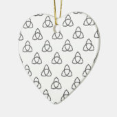 Symbool Triquetra Vesica Keramisch Ornament (Links)