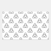 Symbool Triquetra Vesica Rechthoekige Sticker (Voorkant)