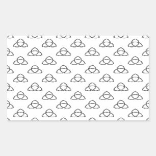 Symbool Triquetra Vesica Rechthoekige Sticker