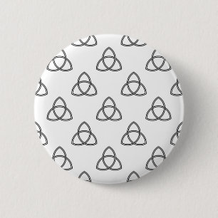Symbool Triquetra Vesica Ronde Button 5,7 Cm