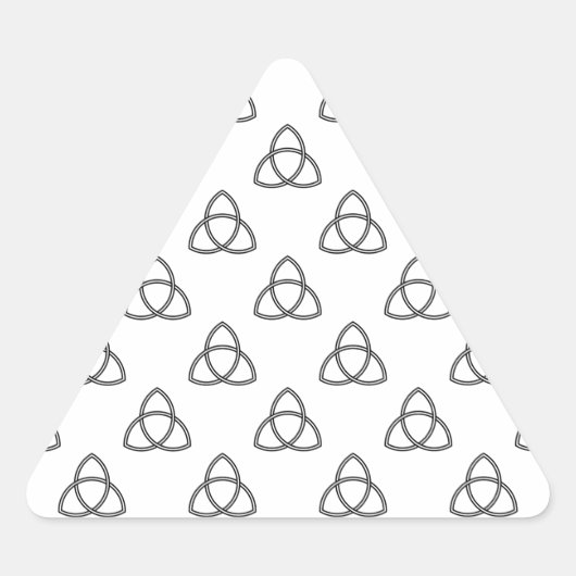 Symbool Triquetra Vesica Sticker (Voorkant)