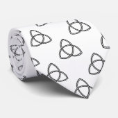 Symbool Triquetra Vesica Stropdas (Opgerold)