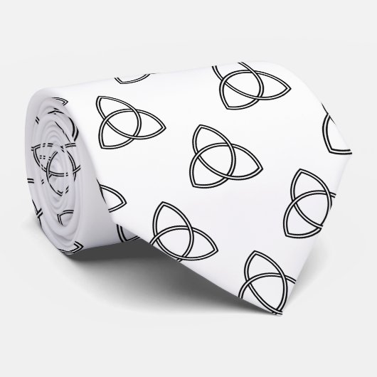 Symbool Triquetra Vesica Stropdas (Opgerold)