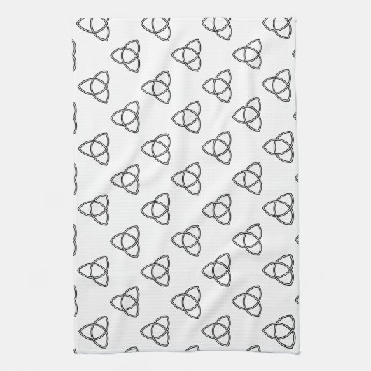 Symbool Triquetra Vesica Theedoek (Verticaal)