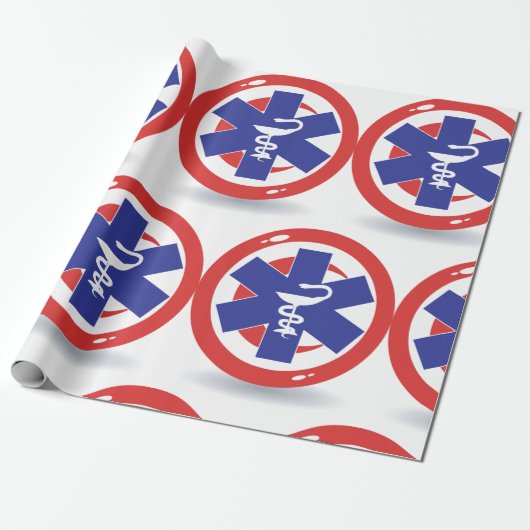 Symbool Tunesië Cadeaupapier (Uitgerold)