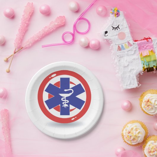 Symbool Tunesië Papieren Bordje (Feest)