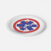 Symbool Tunesië Papieren Bordje (Gekanteld)