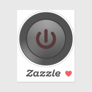 Symbool Uitschakelen Sticker