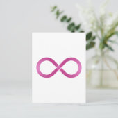 Symbool Unendlichkeit oneindig Briefkaart (Staand voorkant)