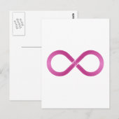 Symbool Unendlichkeit oneindig Briefkaart (Voorkant / Achterkant)