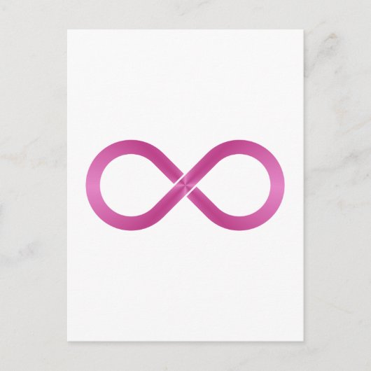 Symbool Unendlichkeit oneindig Briefkaart (Voorkant)