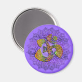 Symbool Universal OM/AUM — Ornament Magneet (Voorkant / Achterkant)