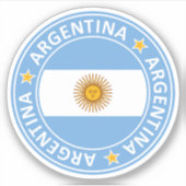 Symbool van Argentinië Sticker (Voorkant)