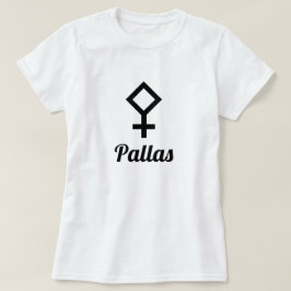 ⚴ Symbool van asteroide Pallas T-shirt