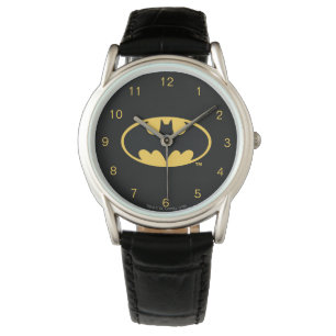 Symbool   van Batman Ovaal Logo Horloge