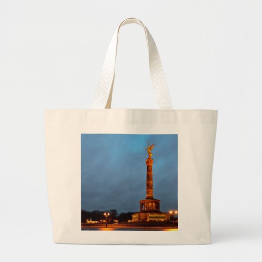 Symbool van Berlijnse Overwinningszuil Grote Tote Bag (Voorkant)