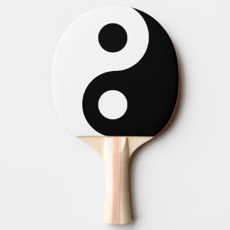 Symbool van Black Yin Yang Tafeltennisbatje