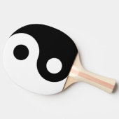  Symbool van Black Yin Yang Tafeltennisbatje (Zijkant)