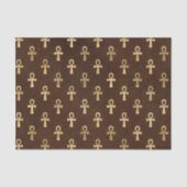 Symbool van bruin en goud tissuepapier (Voorkant)