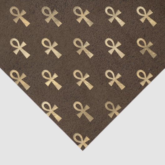 Symbool van bruin en goud tissuepapier (Detail)