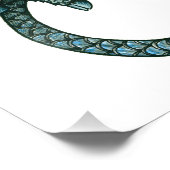 Symbool van Capricorn Foto Afdruk (Hoek)