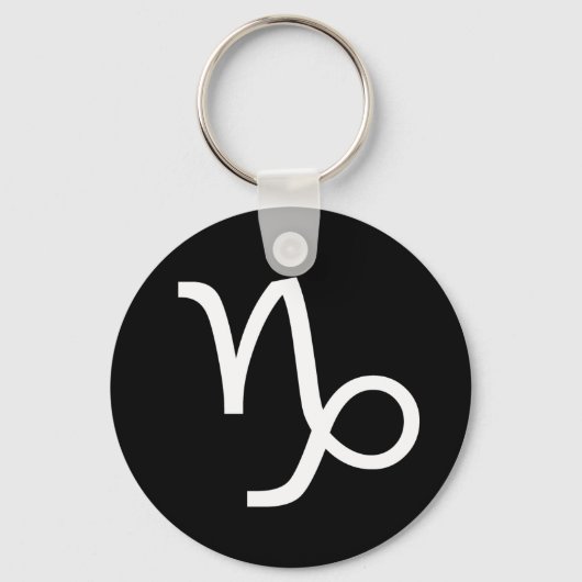 Symbool van Capricorn Sleutelhanger (Voorkant)