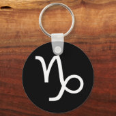 Symbool van Capricorn Sleutelhanger (Voorkant)