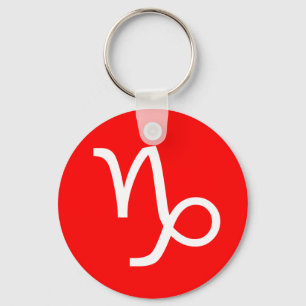 Symbool van Capricorn Sleutelhanger