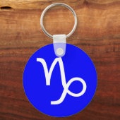 Symbool van Capricorn Sleutelhanger (Voorkant)