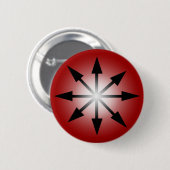 Symbool van Chaos Ronde Button 5,7 Cm (Voorkant /achterkant)