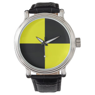 symbool van crashtestdummy horloge