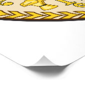 Symbool van de Amerikaanse staat Vermont Perfect Poster (Hoek)