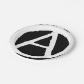 Symbool van de Anarchie Papieren Bordje (Gekanteld)