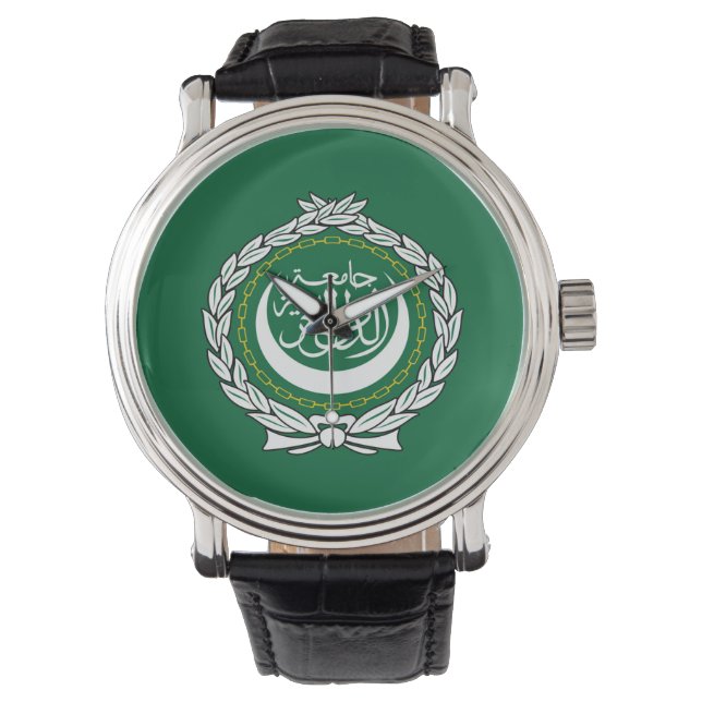 Symbool van de Arabische Liga: islamistische mosli Horloge (Voorkant)