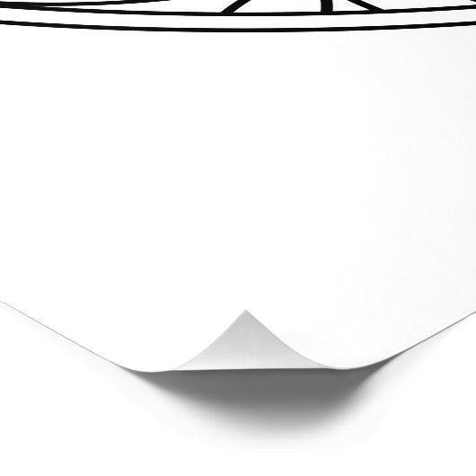 symbool van de bloem van het leven heilige geometr foto afdruk (Hoek)